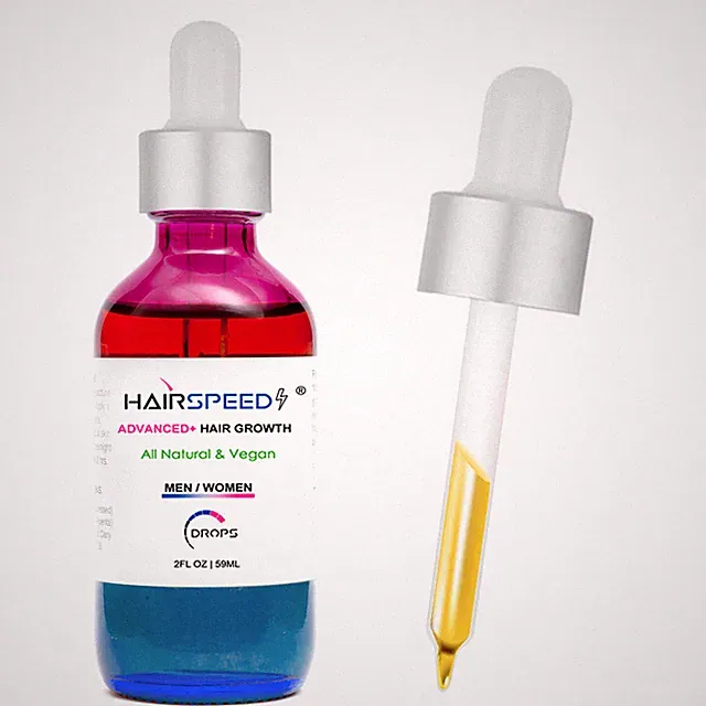Hair Speed | Organic Vegan Natural Hair Loss Regrowth Oil Drops For Men & Women