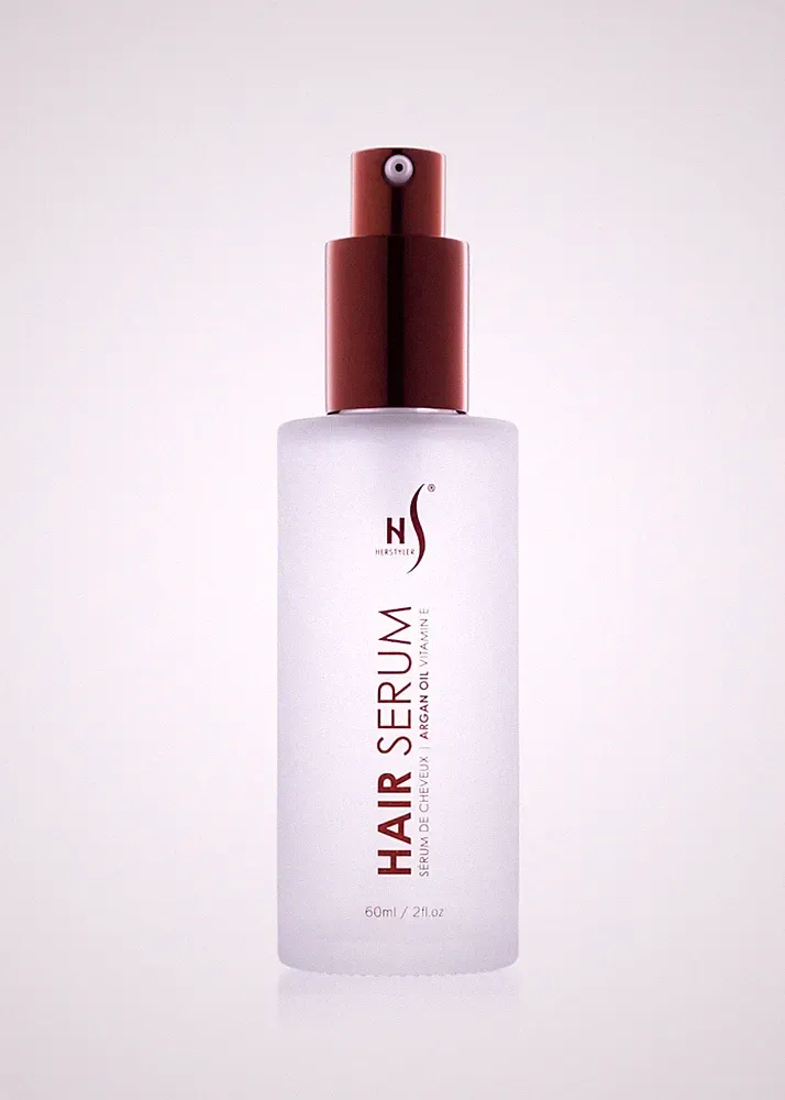 Herstyler Anti Frizz Argan Oil Hair Repair Straightening Serum for Shine 2 Fl Oz