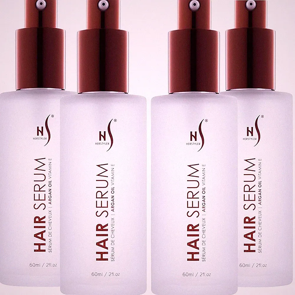 Herstyler Hair Repair Serum Argan Oil Hair Serum Vitamin E Hair Serum 4pack
