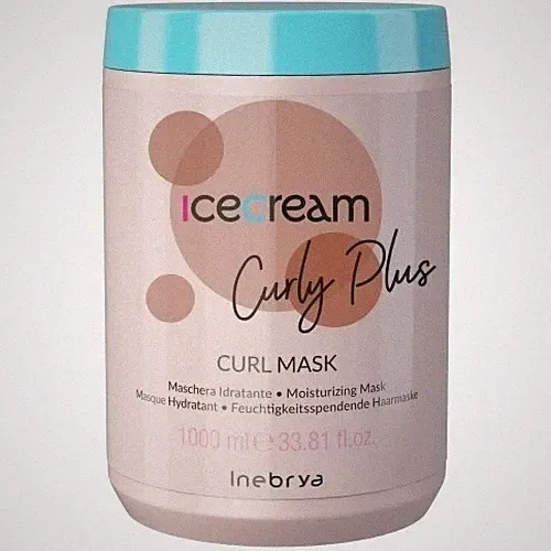 Inebrya Ice Cream Curl Mask for Curly and Permed Hair 1000 ml./33.3 fl.oz.